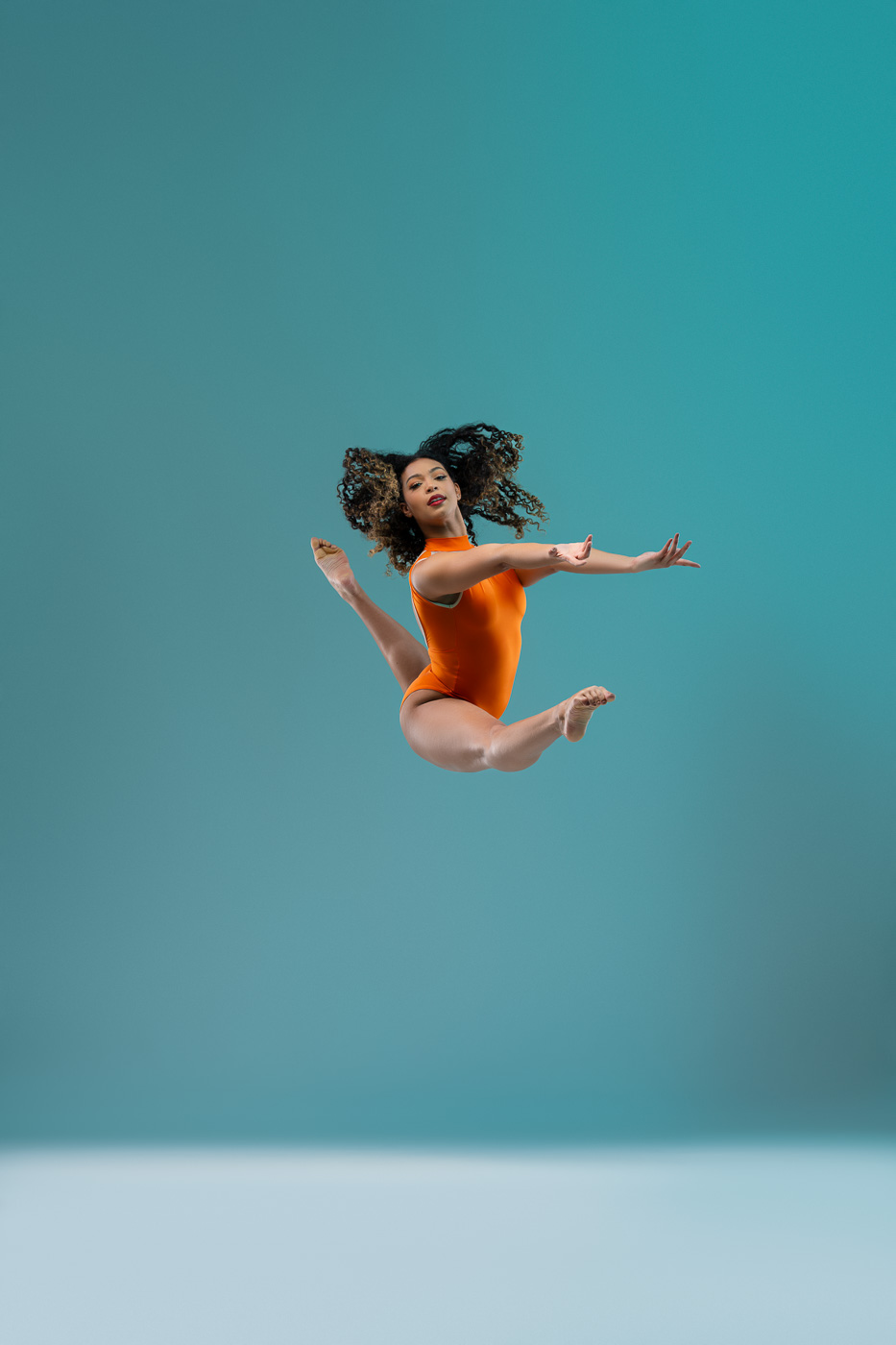 Colorful dance portrait by DFW Dance Photography