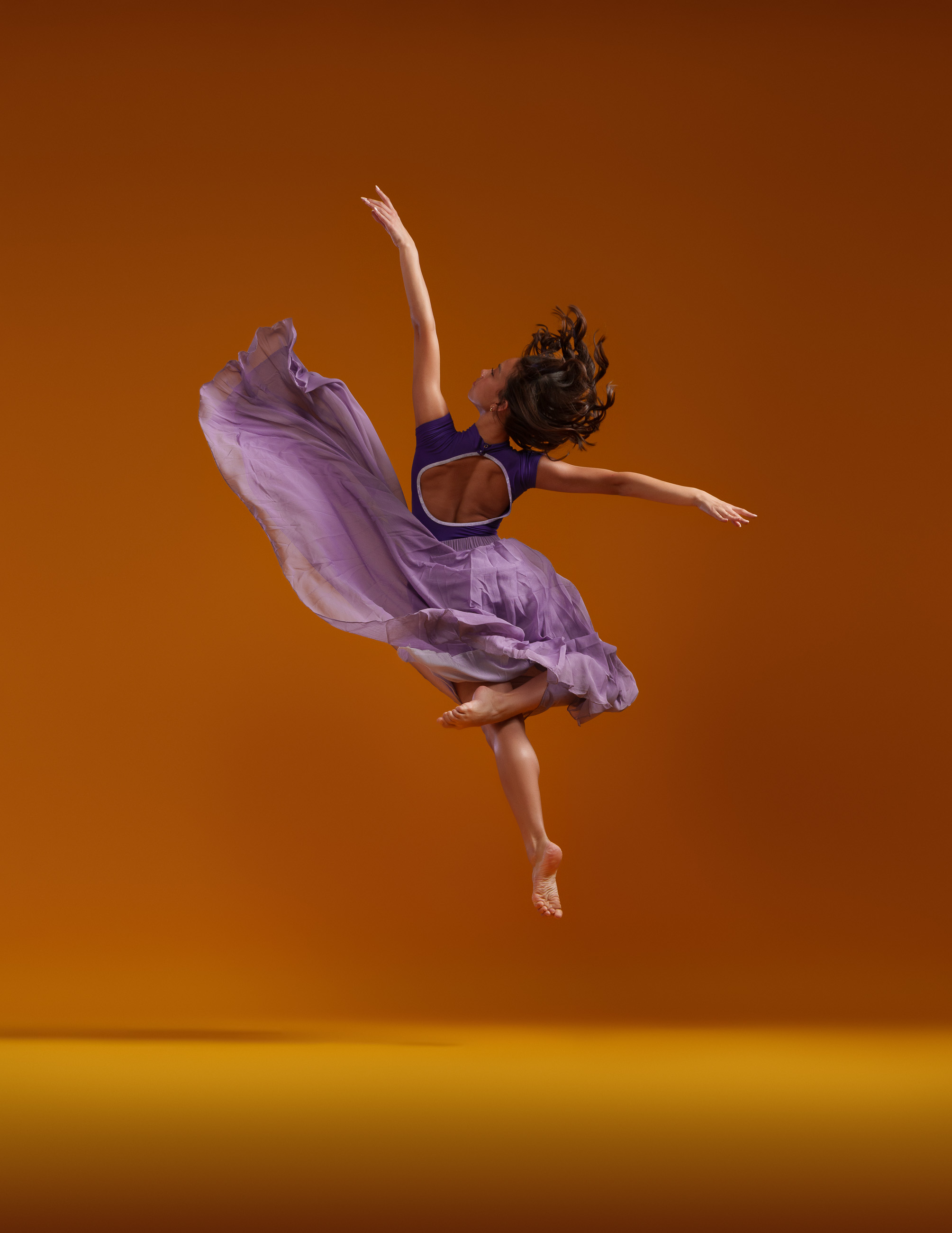 Creative dance portrait by DFW Dance Photography