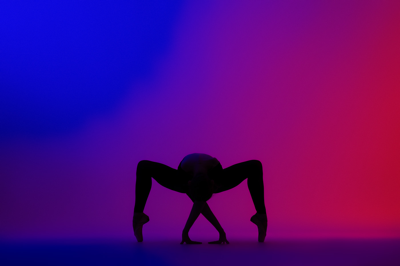 Creative colorful dance portrait by DFW Dance Photography